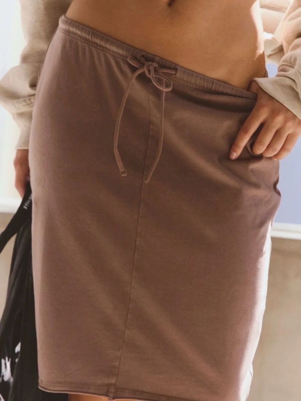 FP Movement Hot Shot Slim Skirt , brown earth, new, sz xl New item! - Picture 1 of 6